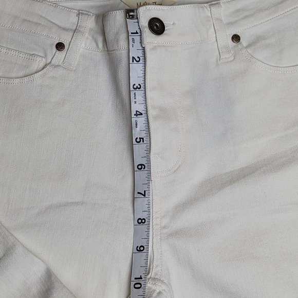 Matilda Jane Jeans 12 Ivory Off-White Skinny Stretch Classic Mid Rise Slimming - Picture 8 of 12